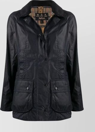 Barbour cotton waxed regular-fit jacket