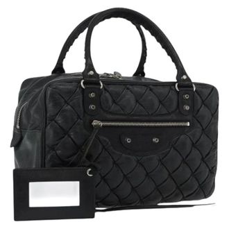 Balenciaga Pre-owned Handbags, female, Black, Size: ONE SIZE Pre-owned Vintage Hand Bag