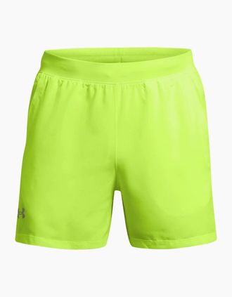 Under Armour Mens Mens Launch Unlined 5 Shorts - Yellow - Size: 37/36/32