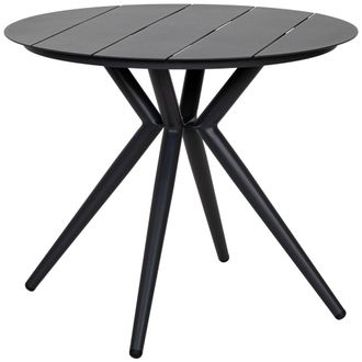 Wanderlust Deco Mesa De Aluminio Gris D90x75h Cm