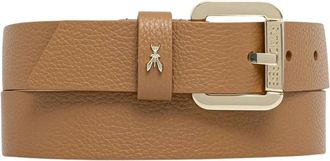 Patrizia Pepe Riem met rolgesp voor lage taille - Dames - Riemen - Bruin - S - Leer - Accessoires