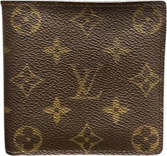 Louis Vuitton Pre-owned Wallets, male, Brown, Size: ONE SIZE Pre-owned Porte Bille Cartes Credit Monogram Wallet