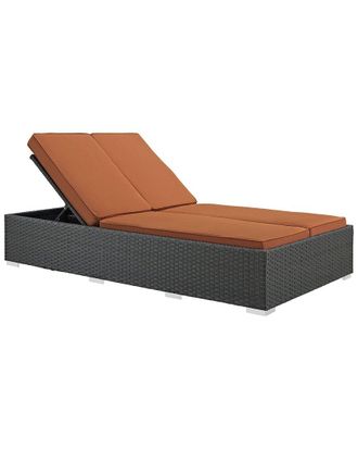 ModWay Sojourn Outdoor Patio Sunbrella Double Chaise
