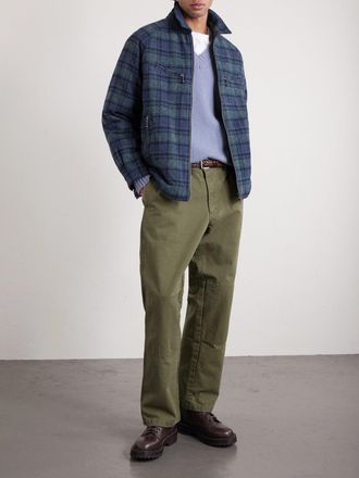 Neighborhood Straight-Leg Double-Knee Cotton-Canvas Trousers