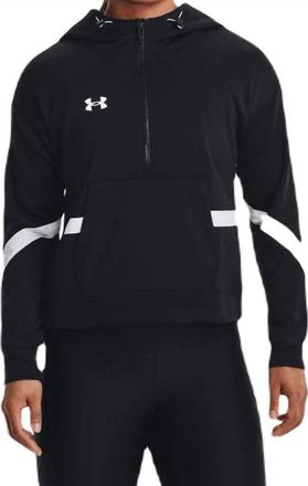 Under Armour Armour Fleece Storm Hoodie In Black/white