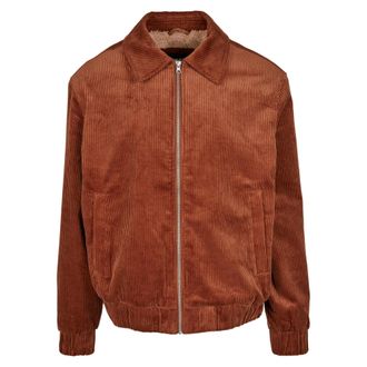 Urban Classics Heren Corduroy Boxy Jas (Toffee)