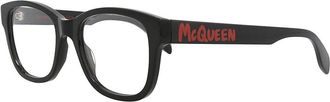 Alexander McQueen Alexander Mcqueen Mens Am0350o 52Mm Optical Frames