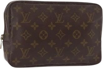 Louis Vuitton Pre-owned Clutches, female, Brown, Size: ONE SIZE Pre-owned Canvas Clutch
