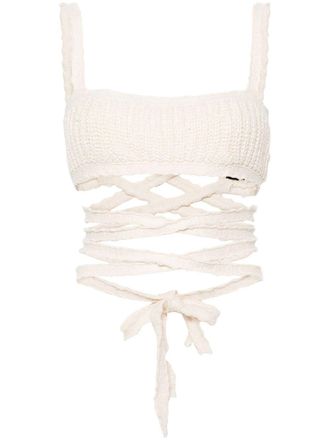 Alanui Katoenen top - Beige