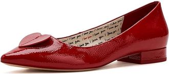 Kate Spade New York Lover Flats Womens Sandals Dark Scarlet : 10.5 M, Leather