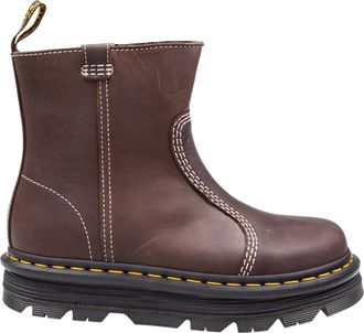 Dr. Martens Zebzag Rigger Leather Ankle Boot, Brown
