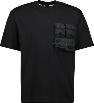 Moncler T-shirt con tasche - Nero