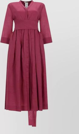 Max Mara ramie midi dress