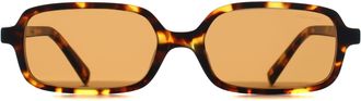 Miu Miu Rectangle Womens Honey Havana Brown MU11ZS - One Size
