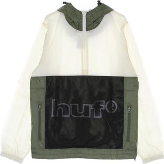 HUF Wireframe Anorak - Heren - Zomerjassen - Veelkleurig - L - Nylon - Jassen