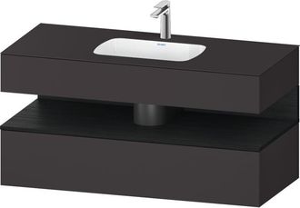 Duravit Qatego Lavabo Encastrado Con Base De Lavabo Consola, - Duravit