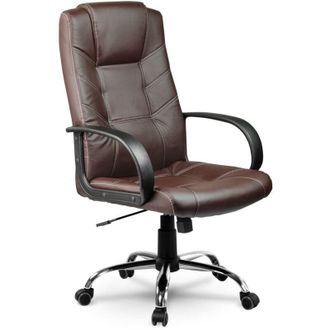 OEM Sill&oacute;n De Oficina De Cuero Marr&oacute;n Sofotel Eg-221