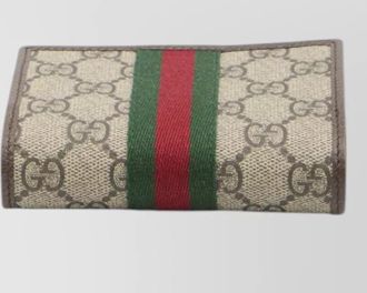 Gucci ophidia compact trifold wallet logo detail