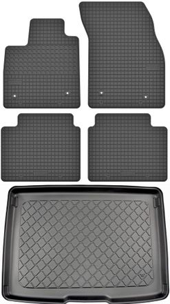 OEM Juego De Alfombrillas De Goma Para Coche Y Alfombrilla Para Maletero Para Ford Focus Iv Hatchback Desde Septiembre De 2018