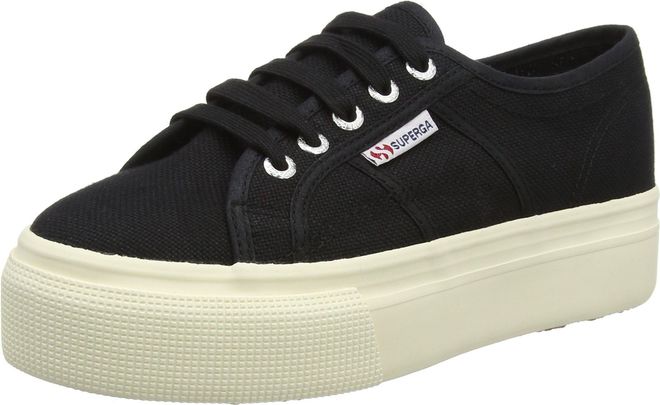 Superga linea up and down black on sale