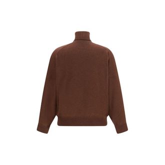Brunello Cucinelli Cashmere Turtleneck Sweater - Brown