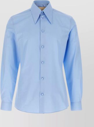 Valentino Garavani cotton shirt with long sleeves and point collar