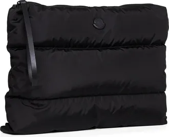 Moncler Mens Laptop Case Caradoc Black Polyamide Handbags Hand Bags