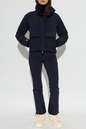 Moncler Danses High Performance Down Jacket, Womens, Navy Blue