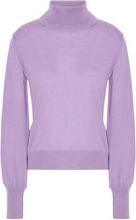 8 by YOOX WOOL BALLOON SLEEVE ROLL-NECK SWEATER