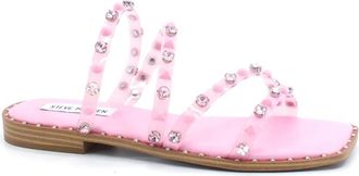 Steve Madden Slider - Dames - Sandalen - Roze - 38 1/2 EU - Schoenen