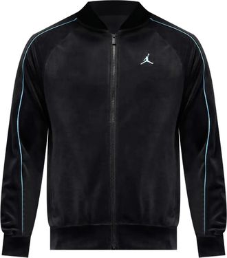 Nike Jordan Giacca sportiva Brooklyn con zip - Nero