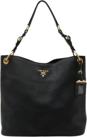 Prada Pre-owned Shoulder Bags, female, Black, Size: ONE SIZE Pre-owned Vintage Shoulder Bag