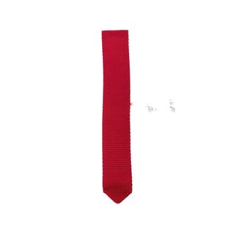 Frankie Shop Corbata de seda tejida Zira - Accessories - Hombre - Rojo - ONE SIZE