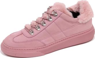 Hogan H365 Low Top Sneakers - Dames - Sneakers - Roze - 39 1/2 EU - Leer - Schoenen