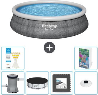Bestway Piscina Bestway Fast Set Redonda - 457x84 Cm - 7-piezas S312