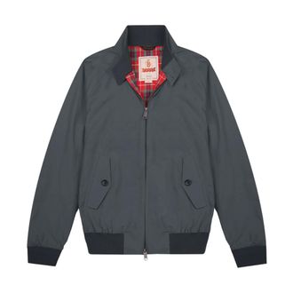 Baracuta G9 Original Harrington Jacket - Heren - Jassen - Grijs - Maat: 3XL Katoen