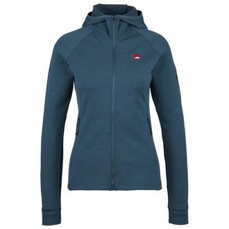 Bergfreunde.de MerinoFleece R&ouml;mersteinBF. Zip Hoody Fleecejacke f&uuml;r Damen | blau