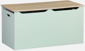 Sweeek Ba&uacute;l Infantil Ideal Para Juguetes, Tobias, Verde Celad&oacute;n, 80x40x40 Cm