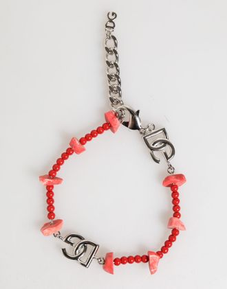 Dolce & Gabbana Kraalarmband met Logo Bedel