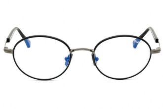 Tom Ford FT5973B Metal Oval Frame Eyeglasses - Black