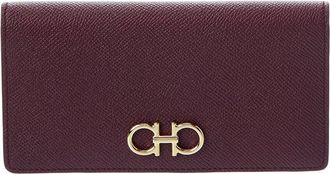 Ferragamo Gancini Leather Continental Wallet