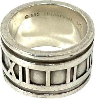 Tiffany & Co. Silver Silver 925 Band Ring (Pre-Owned)
