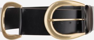 Chloé Anita Belt In Leather And Brass
