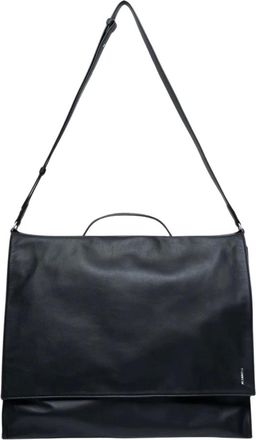 Jil Sander Borsa a tracolla in pelle - - Bags - Uomo - Nero - ONE SIZE