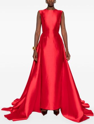 Solace London Womens Larsen Maxi Dress - Red - Size EU 36 (Womens)