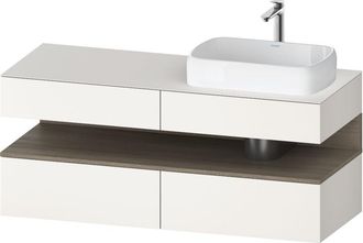 Duravit Qatego Consola Mueble Bajo Lavabo, 2 Extensiones, 2 - Duravit