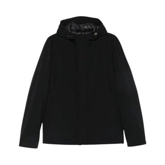 Herno Jas met capuchon - Heren - Jassen - Zwart - Maat: 2XL Zijde