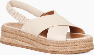 Tamaris Tamaris Womens Ausonia Womens Espadrille Sandals - Cream - Size: 7