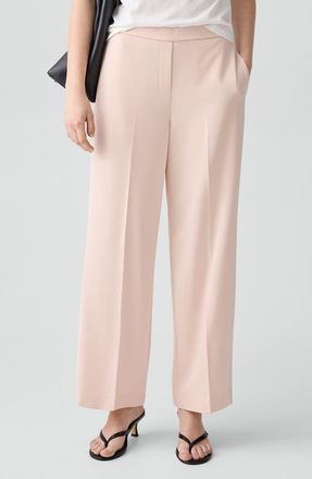 Theory Pull-On Wide Leg Pants in Sheer Pink at Nordstrom, Size 10