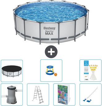 Bestway Piscina Bestway Steel Pro Max Redonda - 488x122 Cm - 8-piezas S590